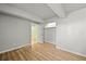 Clean and spacious bedroom with closet, light-colored walls and wood flooring, creating a comfortable retreat at 2678 S Xanadu Way # C, Aurora, CO 80014