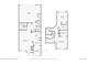 Detailed floor plan showcasing layout of the home's two floors and room dimensions at 6418 Silver Mesa Dr # C, Highlands Ranch, CO 80130