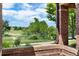 Brick patio with views of golf course at 6418 Silver Mesa Dr # C, Highlands Ranch, CO 80130