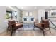 Bright living room featuring a large window, stylish furniture, and hardwood floors at 6369 W 69Th Ave, Arvada, CO 80003