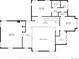 Detailed floor plan displaying bedroom, bathroom, and living room dimensions for easy visualization at 1212 N County Road 125, Bennett, CO 80102