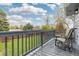 The outdoor patio features views of a well-maintained fenced yard at 8506 Eaton St, Arvada, CO 80003