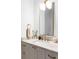 Elegant bathroom featuring a stone countertop and stylish bronze fixtures at 1680 S Humboldt St, Denver, CO 80210