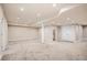 Finished basement area featuring carpet floors and recessed lighting at 14952 Vienna Cir, Parker, CO 80134