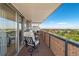 An inviting balcony that has comfortable seating and fantastic views at 4570 E Yale Ave # 1004, Denver, CO 80222