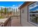 Spacious wooden deck offers stunning mountain views and a private outdoor space at 10 River Park Dr # A, Breckenridge, CO 80424