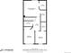 Second-floor floor plan showing the main bedroom, walk-in closet, bathroom, hall, and two additional bedrooms at 9811 Gatesbury Cir, Highlands Ranch, CO 80126