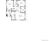 Second floor floorplan featuring three bedrooms, two bathrooms and a laundry room at 22073 E 38Th Pl, Aurora, CO 80019