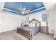 Spacious main bedroom featuring a ceiling fan and matching nightstands at 16321 Clayton St, Thornton, CO 80602