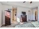 Spacious main bedroom with an ensuite bath and walk in closet at 7203 W Pacific Ave, Lakewood, CO 80227