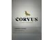 The Corvus Coffee logo showcases a raven above the name, branding this coffee roaster with a touch of nature at 4545 S Monaco St, Denver, CO 80237