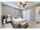 Bedroom features a neutral color scheme, soft carpet, and ample natural light at 4267 Ashcroft Ave, Castle Rock, CO 80104