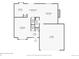 First-floor floor plan showing the kitchen, living room, garage, and other rooms with dimensions at 4267 Ashcroft Ave, Castle Rock, CO 80104