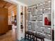 Entryway featuring wood accents, custom shelving with storage bins, and designer touches at 1400 E Bates Ave, Englewood, CO 80113