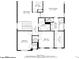 Detailed floor plan showcasing the layout of the home's upper level, including the bedrooms, bathrooms, and laundry at 2464 Garganey Dr, Castle Rock, CO 80104