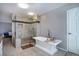 Luxurious bathroom with soaking tub and walk-in shower at 3080 E Geddes Pl, Centennial, CO 80122