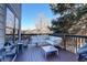 Relaxing deck with seating area, perfect for outdoor entertaining at 3080 E Geddes Pl, Centennial, CO 80122