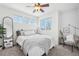 Charming bedroom with natural light and a ceiling fan at 20242 E Lasalle Pl, Aurora, CO 80013