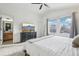 Bright bedroom with ensuite bathroom and a view at 20242 E Lasalle Pl, Aurora, CO 80013