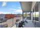 City view from deck with lounge chairs at 3409 Navajo St, Denver, CO 80211