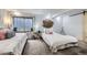 Finished basement bedroom with two beds and bright decor at 4205 E 106Th Pl, Thornton, CO 80233