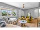 Comfortable living room with hardwood floors, stylish furniture, and plenty of natural light at 3820 S Grant St, Englewood, CO 80113