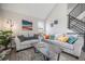 Bright living room with cozy seating, stylish decor, and a comfortable atmosphere at 909 Reynolds Farm Ln # C2, Longmont, CO 80503