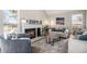 Cozy living room with fireplace, stylish decor, and an inviting atmosphere at 909 Reynolds Farm Ln # C2, Longmont, CO 80503