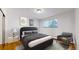 Spacious bedroom with hardwood floors and ample closet space at 1056 N Marion St # 204, Denver, CO 80218