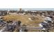 Aerial view of park near city skyline in winter at 1056 N Marion St # 204, Denver, CO 80218