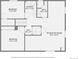 Detailed floorplan showcasing layout with bedrooms, bath, laundry and recreation room at 3751 W 85Th Ave, Westminster, CO 80031