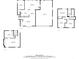 A detailed floor plan showcasing the layout of the home, including the kitchen, living room, bedrooms, and bathrooms at 7110 S Cherry Dr, Centennial, CO 80122