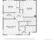 Upstairs floor plan featuring bedrooms, bathrooms, a hall, and a walk-in closet at 3752 Red Deer Trl, Broomfield, CO 80020