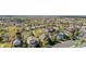 Residential aerial view of a neighborhood with green lawns, mature trees, and sidewalks at 5997 S Yakima St, Aurora, CO 80015