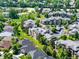 Aerial view featuring lush trees, well maintained lawn, and neighborhood layout at 7422 S Quail Cir # 1624, Littleton, CO 80127