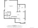 Basement floor plan displaying a recreation room, hall, and wet bar area at 5980 Dunraven Ct, Golden, CO 80403