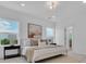 Bright main bedroom with large windows, stylish decor, and a comfortable bed at 900 Eldorado Ln, Louisville, CO 80027