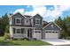 Charming two-story home with a welcoming front porch and an attached three-car garage at 5617 Riverbend Ave, Firestone, CO 80504
