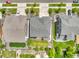 Aerial view of houses with lush greenery, providing a sense of community and neighborhood charm at 23895 E Rocky Top Pl, Aurora, CO 80016