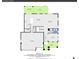 Floorplan of the main level featuring living room, dining area, kitchen, and garage at 23895 E Rocky Top Pl, Aurora, CO 80016
