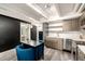 Contemporary kitchen featuring stainless steel appliances, modern cabinetry, and stylish dining space for urban living at 1495 Vrain St # 110, Denver, CO 80204