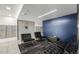 Modern building lobby featuring seating, mailboxes, and contemporary decor for residents and guests at 1495 Vrain St # 110, Denver, CO 80204