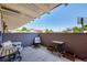 Cozy patio space with seating, perfect for relaxing outdoors at 1495 Vrain St # 110, Denver, CO 80204