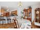 Charming dining area with seamless access to the kitchen and a bright ambiance perfect for everyday meals and gatherings at 10654 W Dumbarton Cir # A, Littleton, CO 80127
