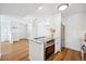 Modern kitchen with breakfast bar and stainless steel appliances at 5102 Williams Fork Trl # 109, Boulder, CO 80301