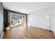 Living room with sliding glass doors to a patio at 5102 Williams Fork Trl # 109, Boulder, CO 80301