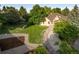 Expansive backyard featuring a well-maintained lawn and attractive landscaping at 6524 Surry Pl, Parker, CO 80134