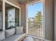 Relaxing patio with comfy seating and a view at 3351 S Monaco Pkwy # F, Denver, CO 80222