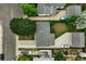 Birds-eye view of the property features landscaping and neighborhood streets at 1231 W Radcliff Ave, Englewood, CO 80110