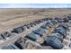 Overhead shot of a neighborhood with matching houses, showcasing a well-planned community and overall layout at 8187 Mount Kataka St, Littleton, CO 80125